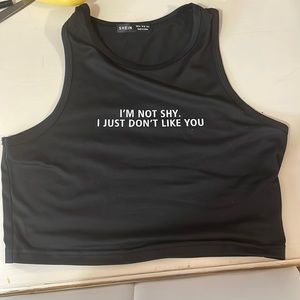 Black SHEIN Tank top Size:M